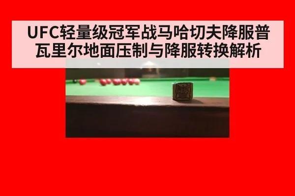 UFC轻量级冠军战马哈切夫降服普瓦里尔地面压制与降服转换解析